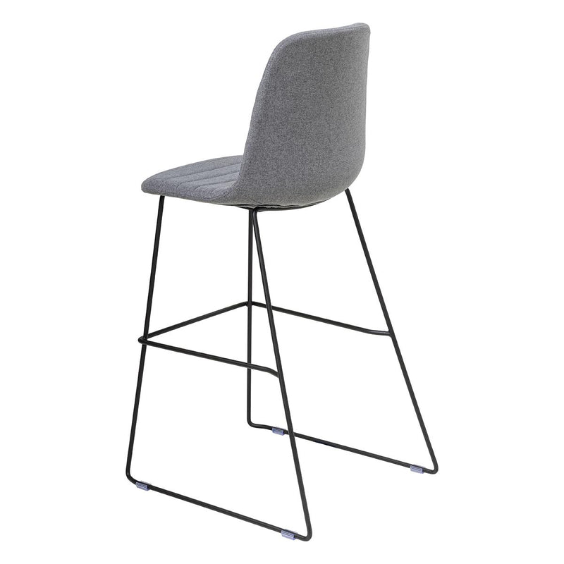 Sofia Barstool with Sled Powdercoated Base