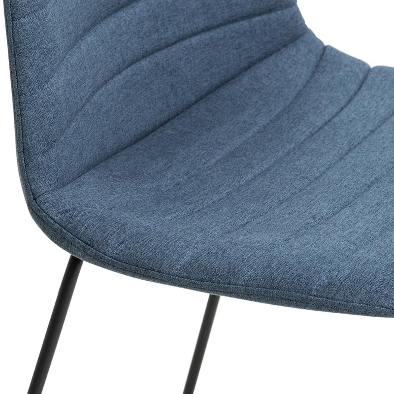 Sofia Barstool with Sled Powdercoated Base