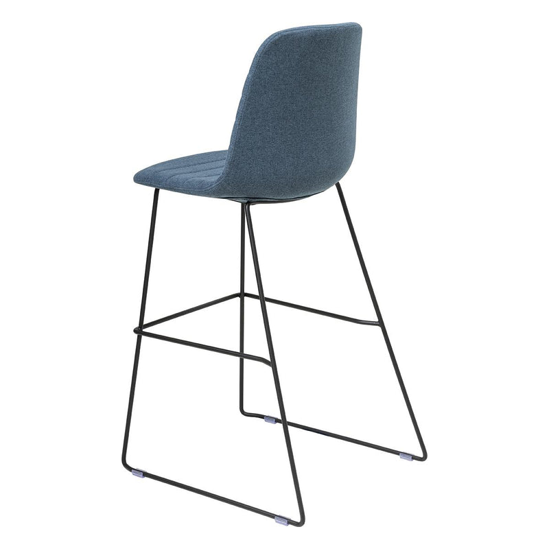 Sofia Barstool with Sled Powdercoated Base
