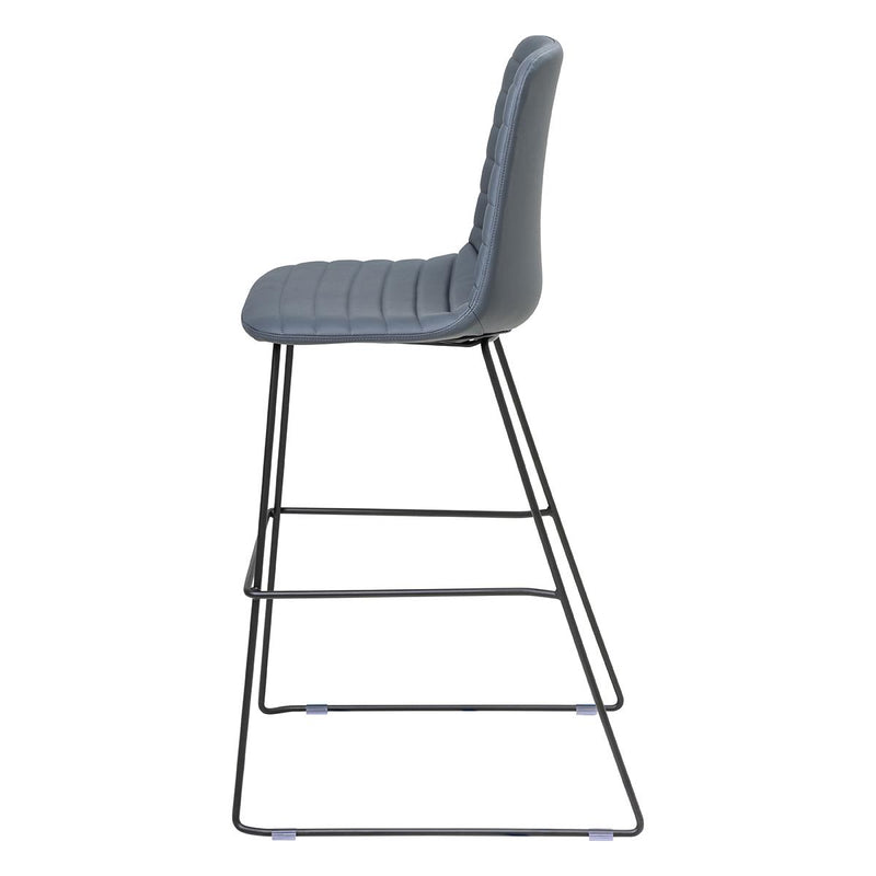 Sofia Barstool with Sled Powdercoated Base