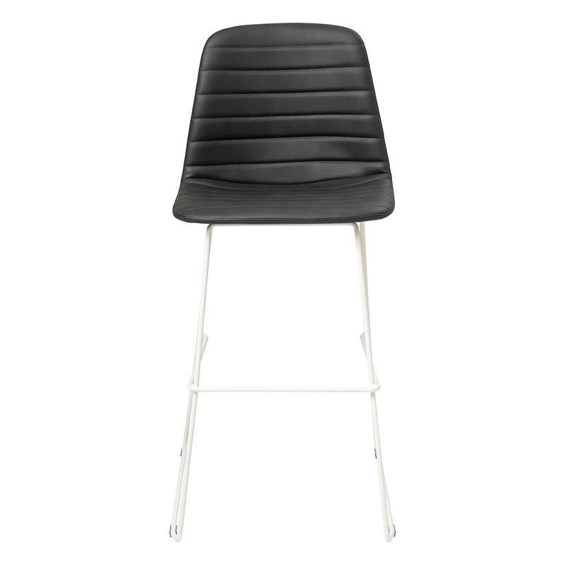 Sofia Barstool with Sled Powdercoated Base