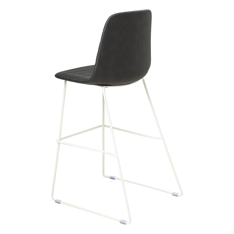 Sofia Barstool with Sled Powdercoated Base