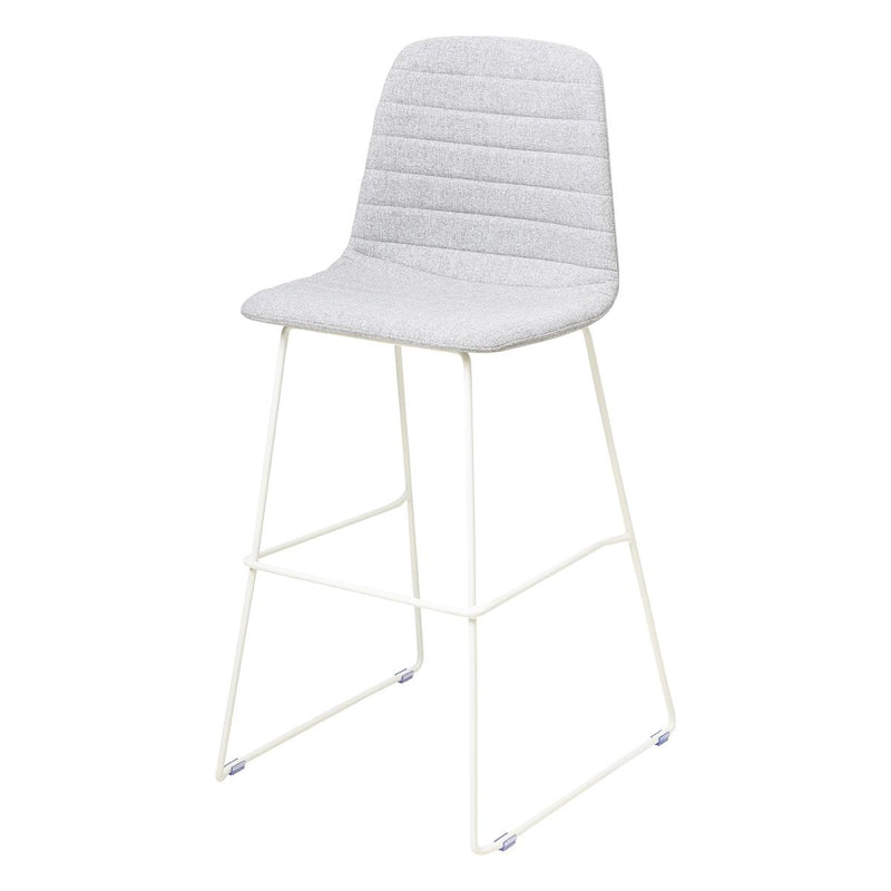 Sofia Barstool with Sled Powdercoated Base