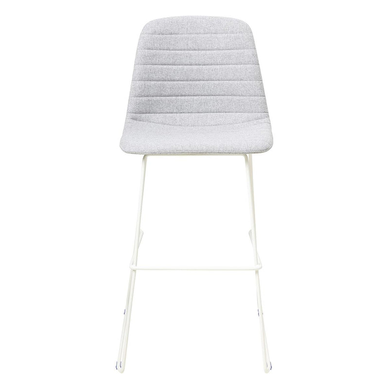 Sofia Barstool with Sled Powdercoated Base