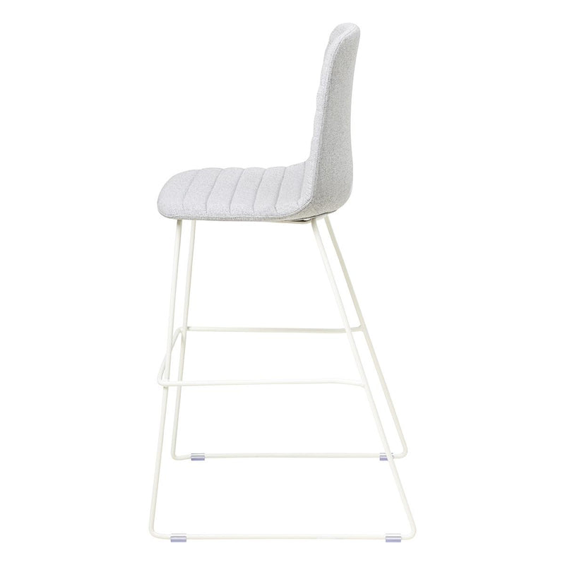 Sofia Barstool with Sled Powdercoated Base