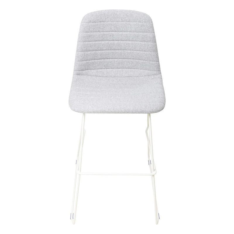 Sofia Barstool with Sled Powdercoated Base