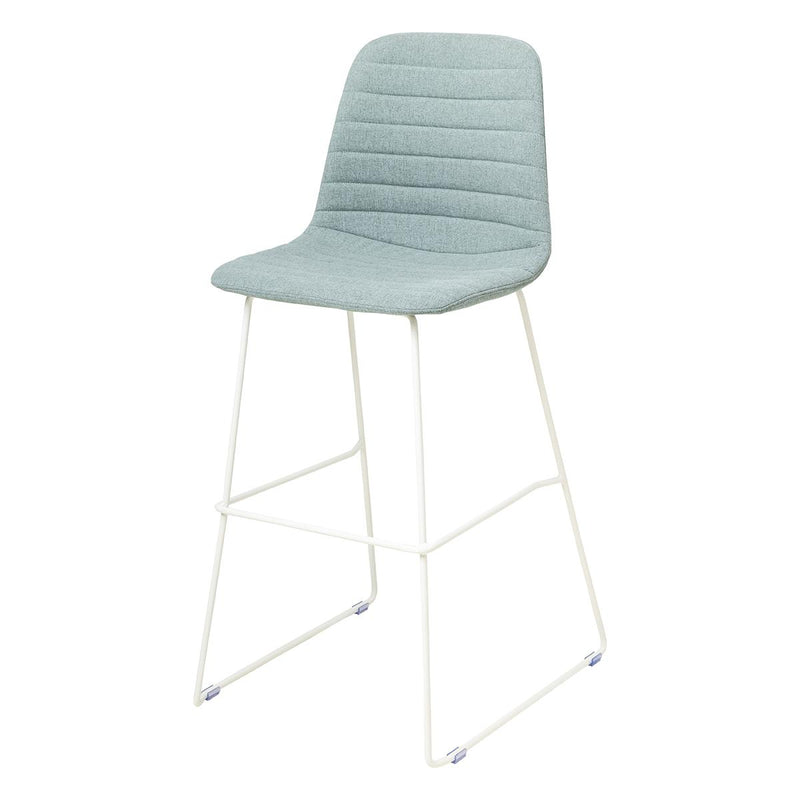 Sofia Barstool with Sled Powdercoated Base