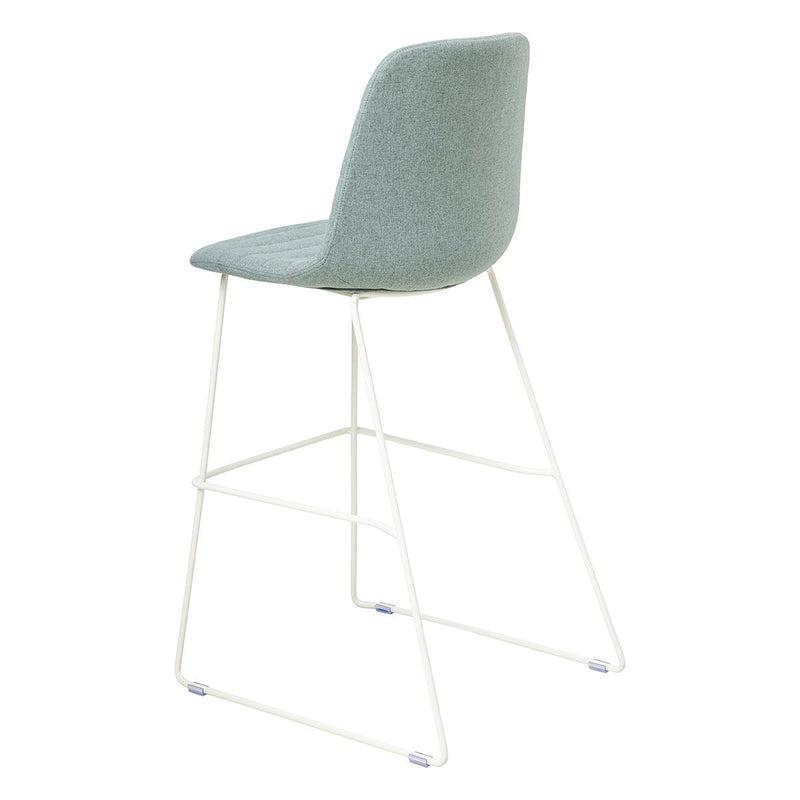 Sofia Barstool with Sled Powdercoated Base