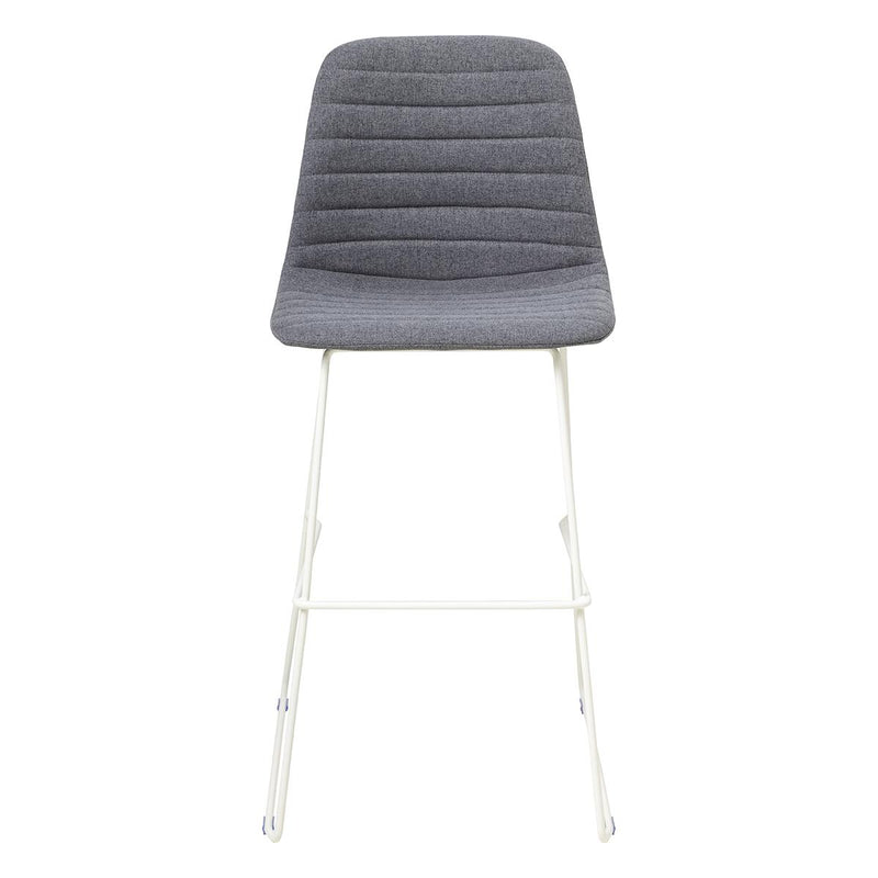 Sofia Barstool with Sled Powdercoated Base