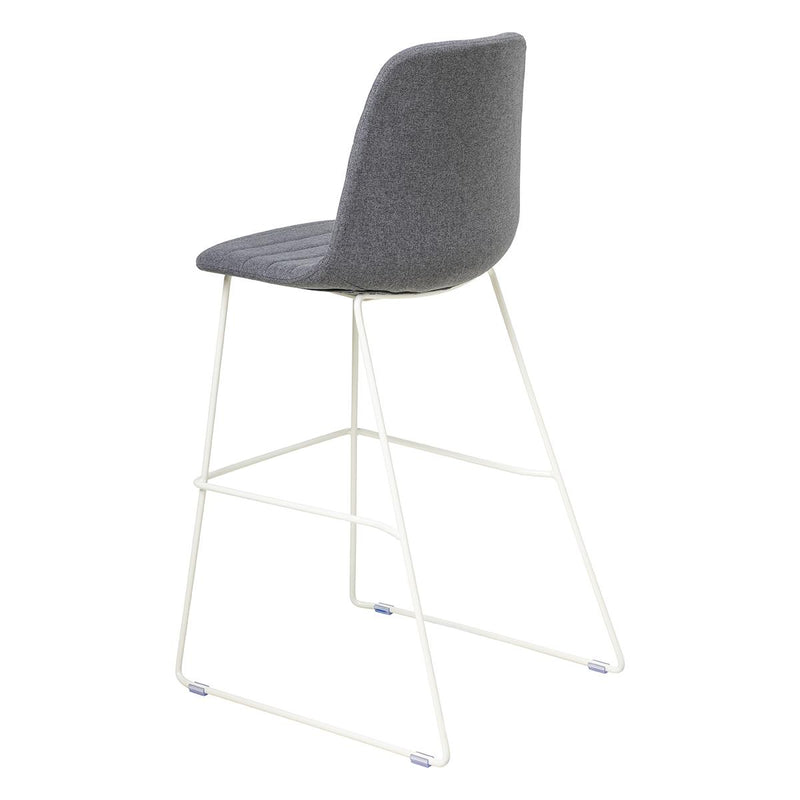 Sofia Barstool with Sled Powdercoated Base