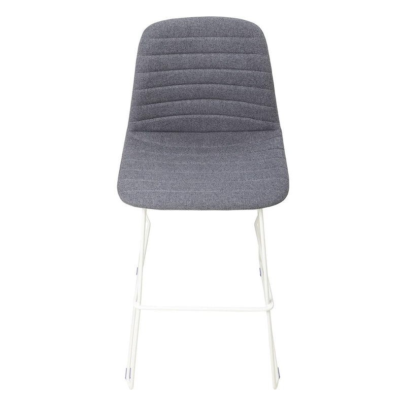 Sofia Barstool with Sled Powdercoated Base