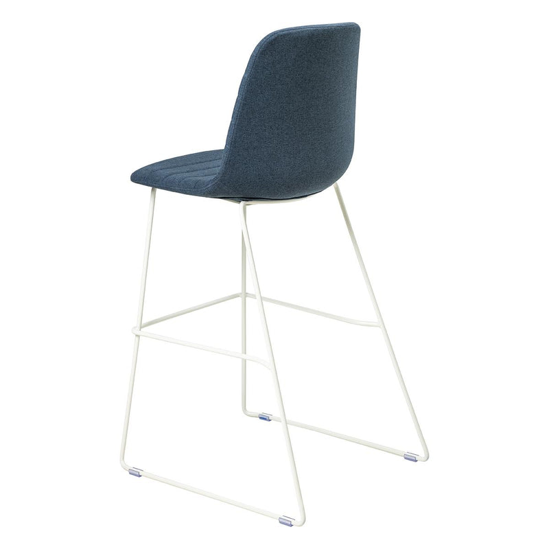 Sofia Barstool with Sled Powdercoated Base