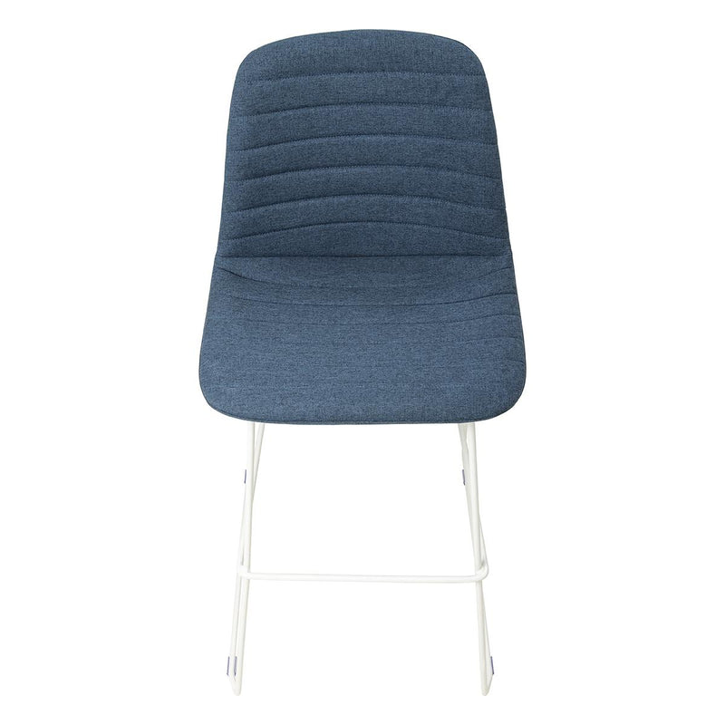 Sofia Barstool with Sled Powdercoated Base