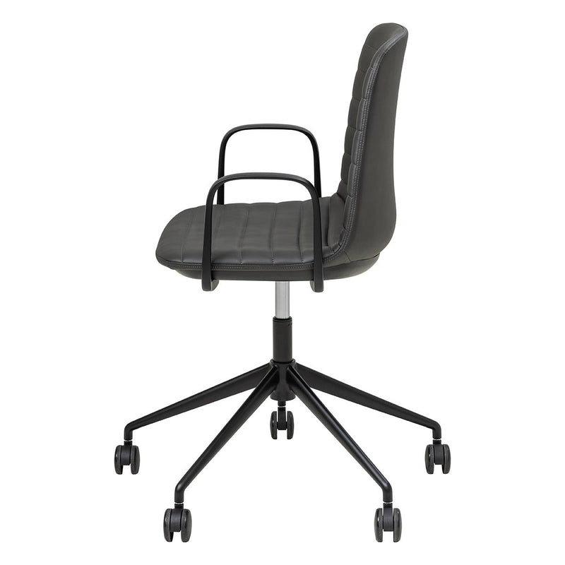 Sofia Chair with Gas Lift Castor Base and Arms-Elite Office Furniture