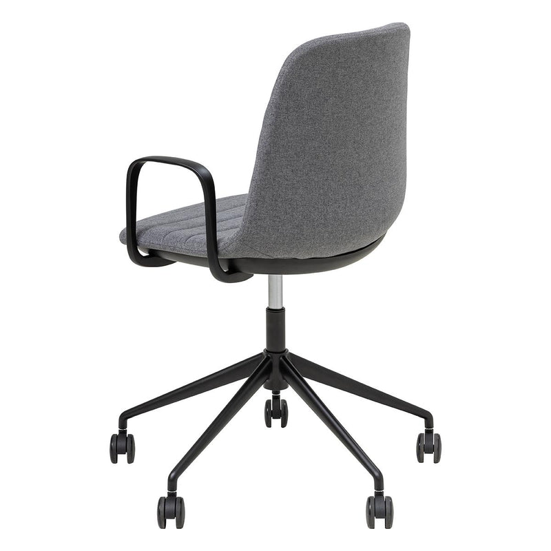 Sofia Chair with Gas Lift Castor Base and Arms-Elite Office Furniture