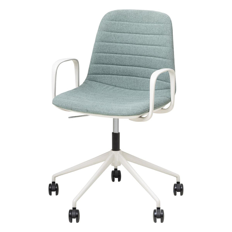 Sofia Chair with Gas Lift (with Tilt) Castor Base and Arms-Elite Office Furniture