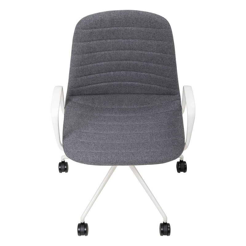 Sofia Chair with Gas Lift Castor Base and Arms-Elite Office Furniture