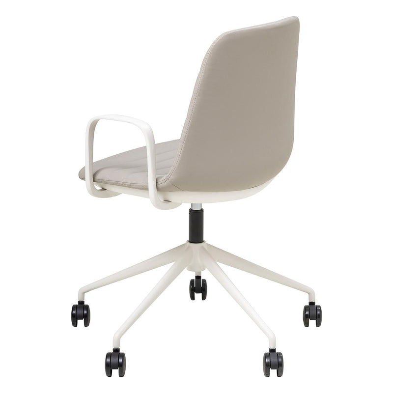 Sofia Chair with Gas Lift Castor Base and Arms-Elite Office Furniture