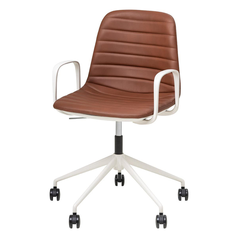 Sofia Chair with Gas Lift (with Tilt) Castor Base and Arms-Elite Office Furniture