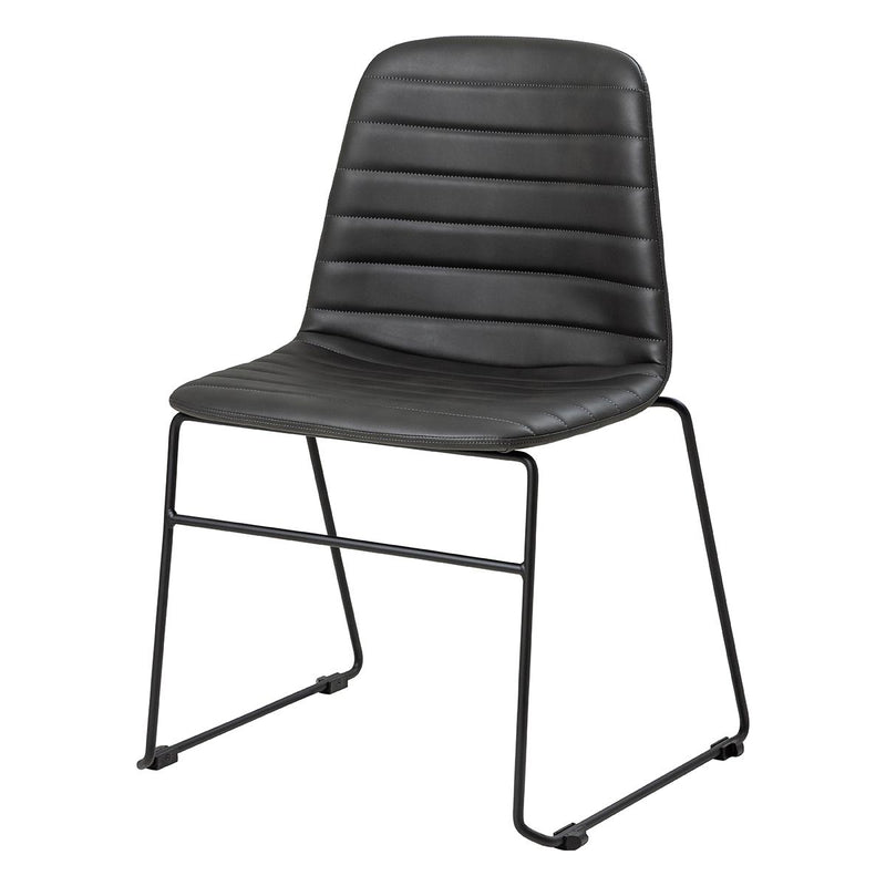 Sofia Chair with Sled Powdercoated Base-Elite Office Furniture