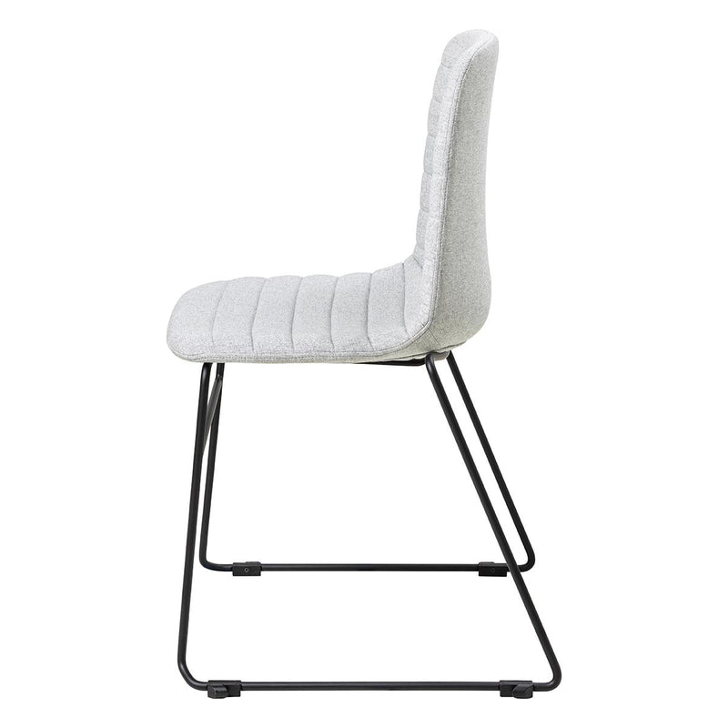 Sofia Chair with Sled Powdercoated Base-Elite Office Furniture