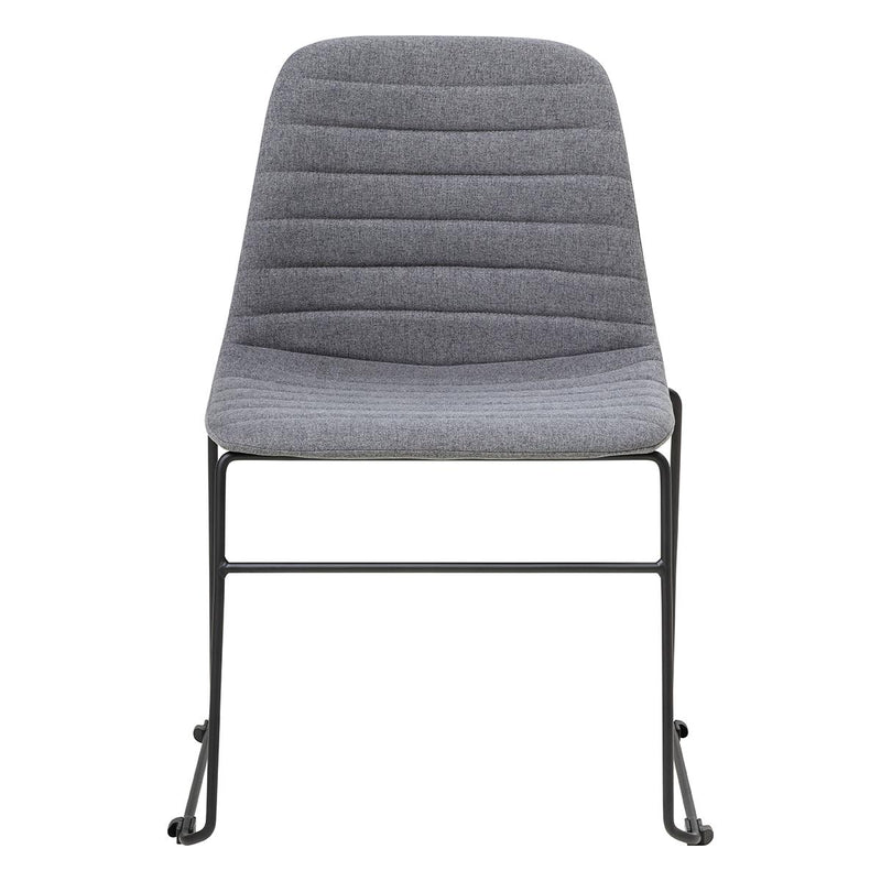 Sofia Chair with Sled Powdercoated Base-Elite Office Furniture