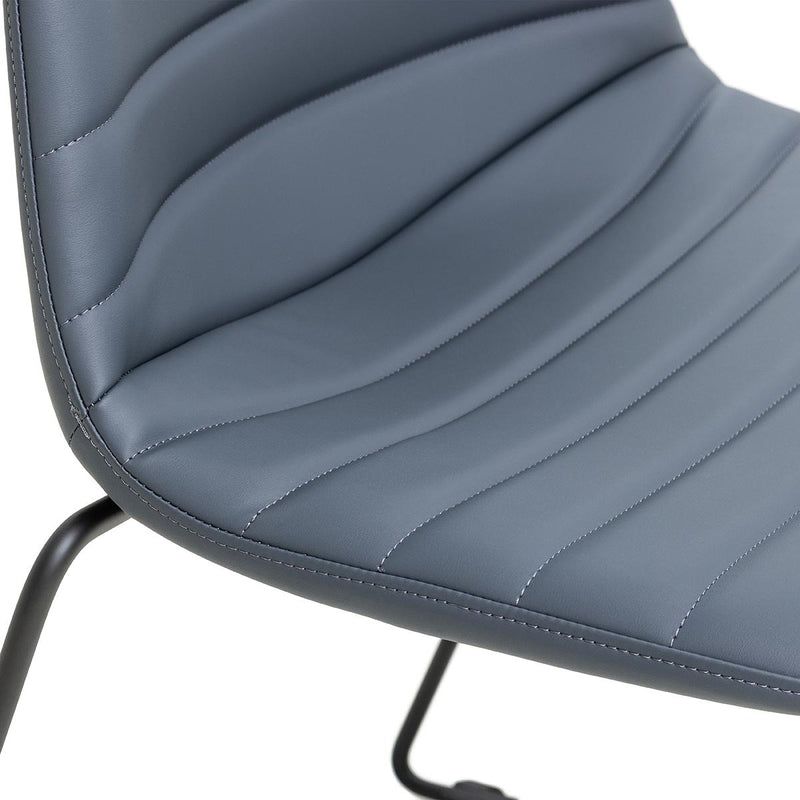 Sofia Chair with Sled Powdercoated Base-Elite Office Furniture