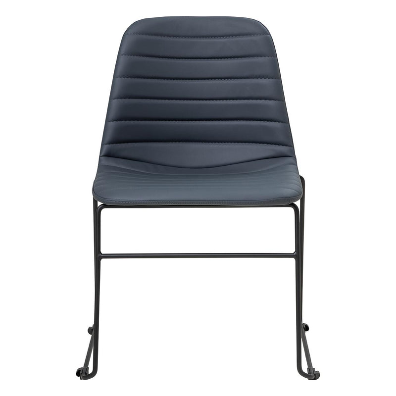 Sofia Chair with Sled Powdercoated Base-Elite Office Furniture