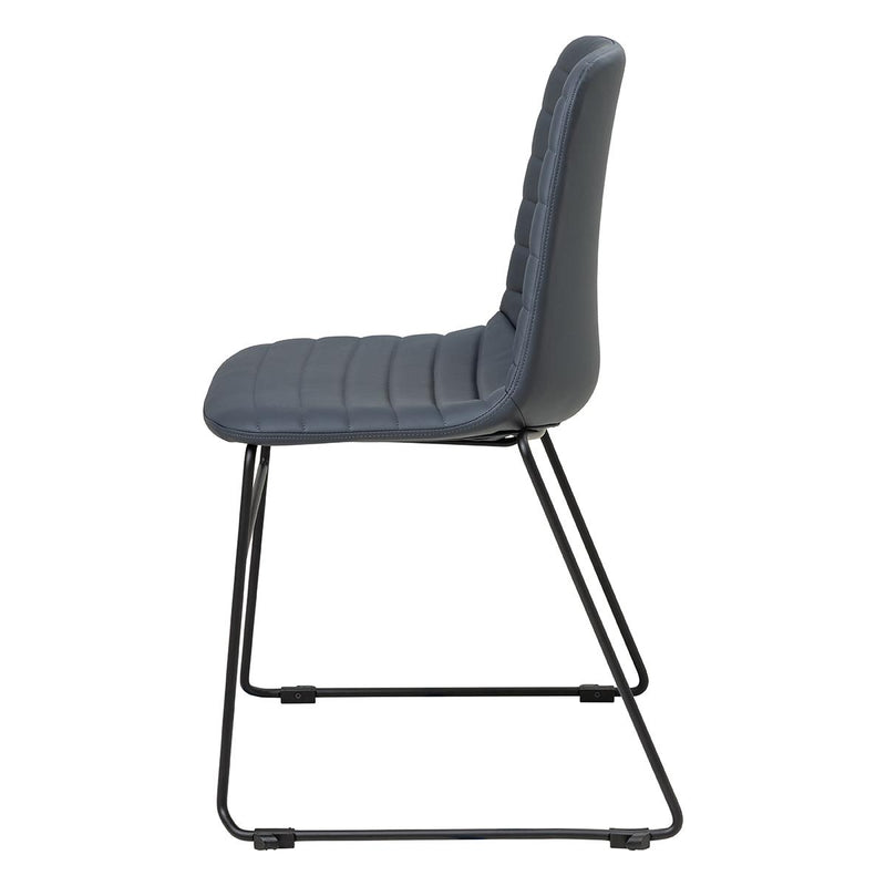 Sofia Chair with Sled Powdercoated Base-Elite Office Furniture