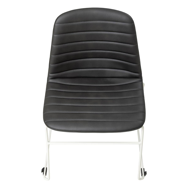 Sofia Chair with Sled Powdercoated Base-Elite Office Furniture
