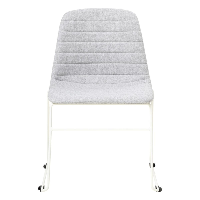Sofia Chair with Sled Powdercoated Base-Elite Office Furniture