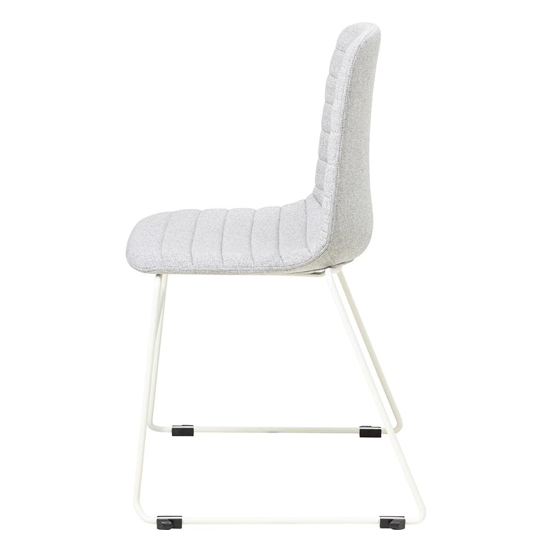 Sofia Chair with Sled Powdercoated Base-Elite Office Furniture