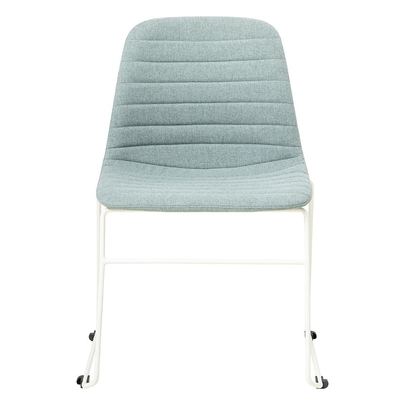 Sofia Chair with Sled Powdercoated Base-Elite Office Furniture