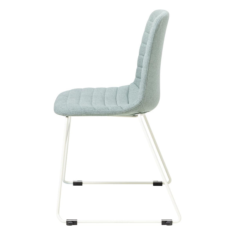 Sofia Chair with Sled Powdercoated Base-Elite Office Furniture