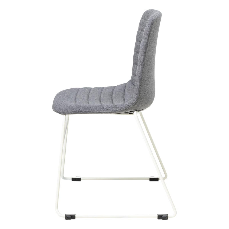 Sofia Chair with Sled Powdercoated Base-Elite Office Furniture