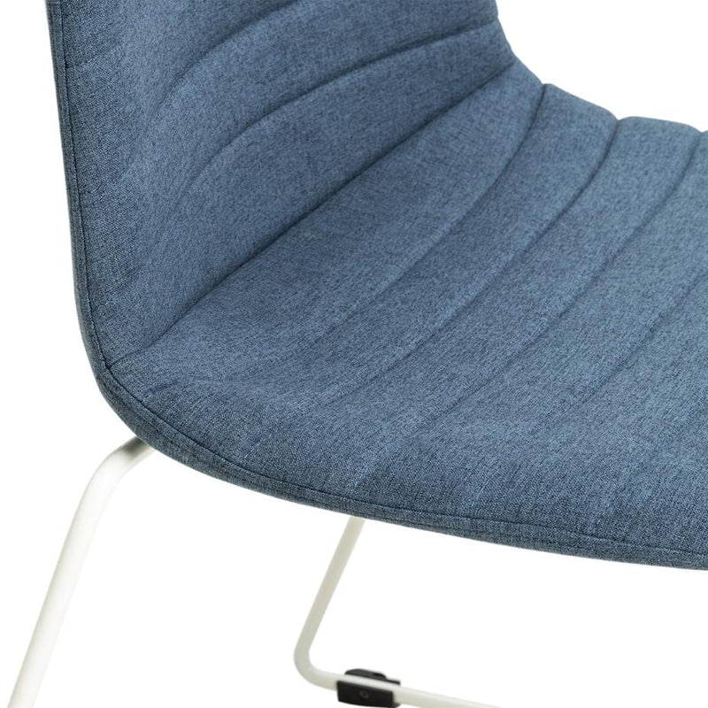 Sofia Chair with Sled Powdercoated Base-Elite Office Furniture