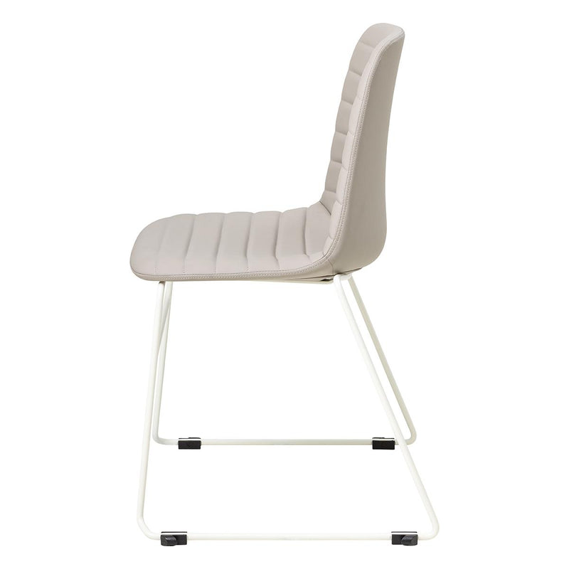 Sofia Chair with Sled Powdercoated Base-Elite Office Furniture