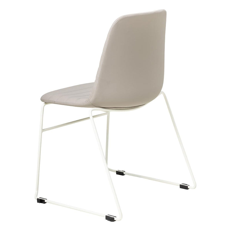 Sofia Chair with Sled Powdercoated Base-Elite Office Furniture