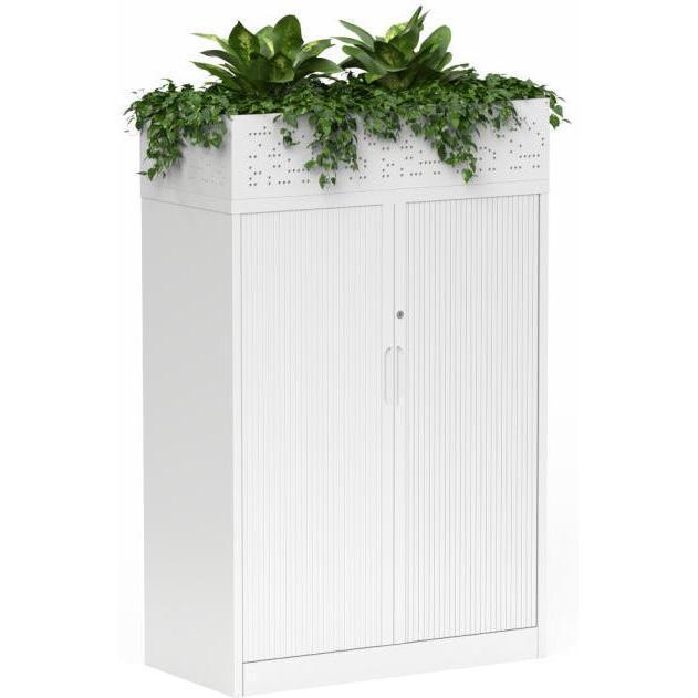 Nevada Tambour Cabinet with Planter Box