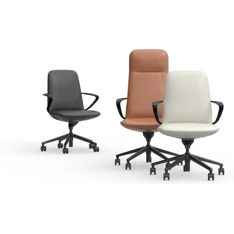 Nico Executive Boardroom Chair with Fixed Arms