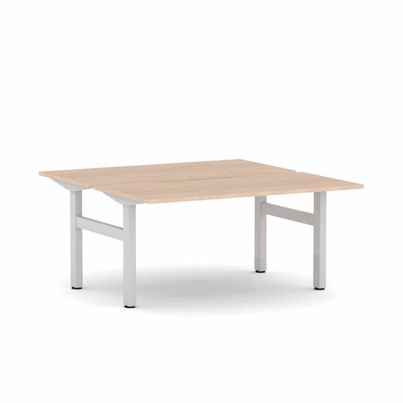 Klass Fixed 2-Person Double-sided Desk Workstation