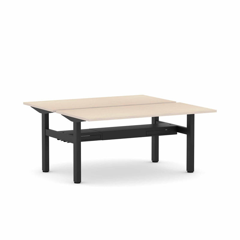Klass Fixed 2-Person Double-sided Desk Workstation