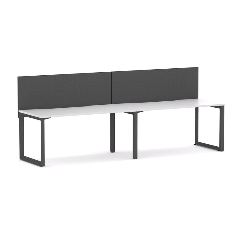 Anvil 2 User Single-Sided Desks, 50x50mm Triangular Loop Leg Design. Includes: Edge25 Screen