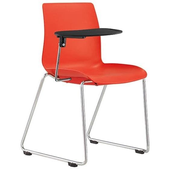 Pod Sled Chair with Tablet Arm