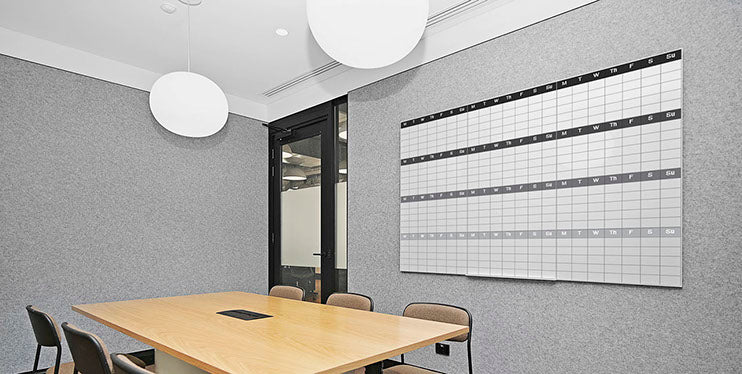 Printed Whiteboard with Standard Frame