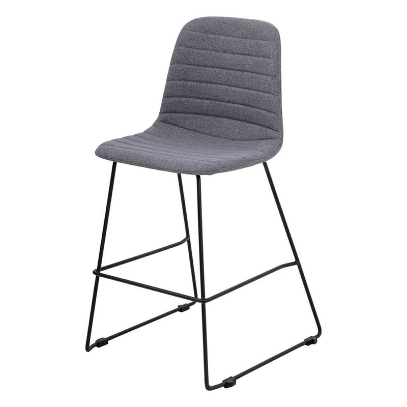 Sofia Kitchen Stool with Powdercoated Sled Base