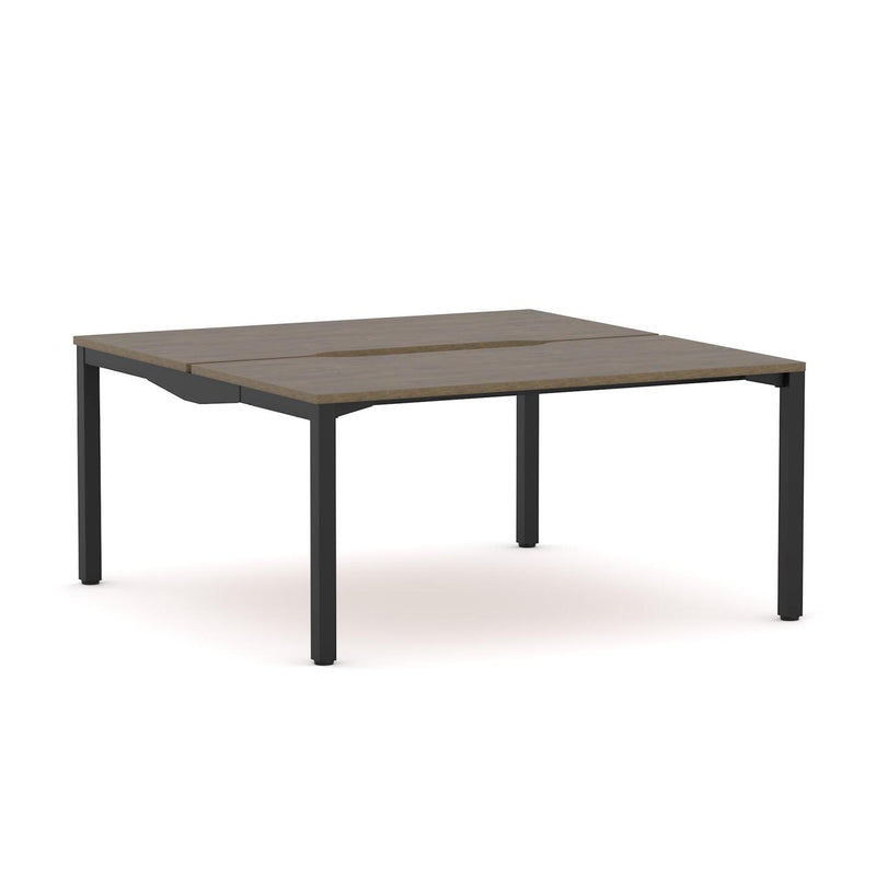 Axis Stretch 2-Person Double-sided Desk Workstation