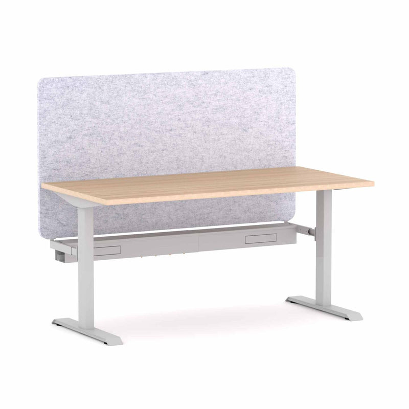 Klass Fixed Straight Workstation with AcoustiQ Screen