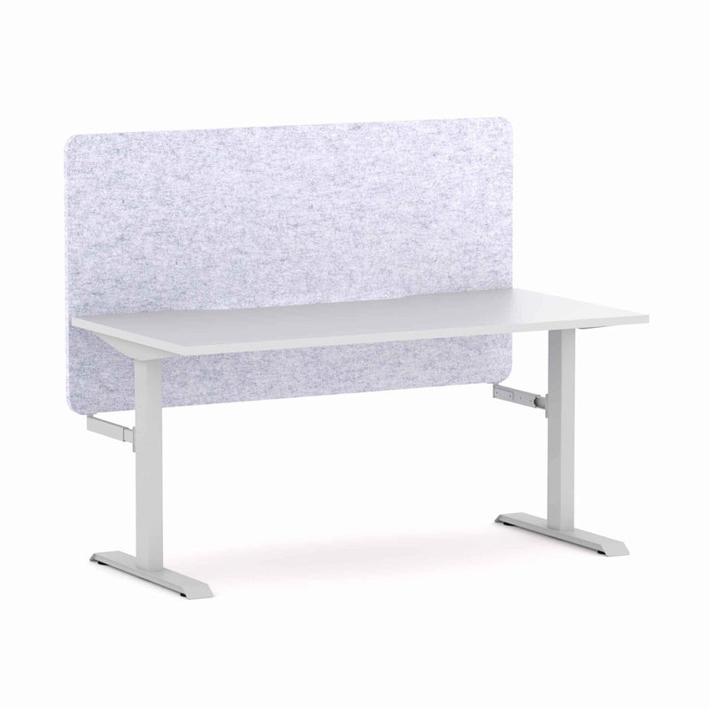 Klass Fixed Straight Workstation with AcoustiQ Screen