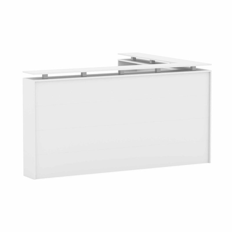 Axis Corner Reception Counter with Poptop Façade